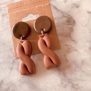 Fall inspired polymer earrings